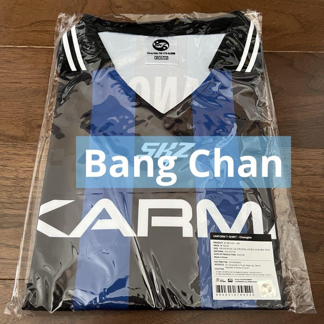 

[USED] straykids KARMA Pop-Up Uniform T-Shirt Changbin