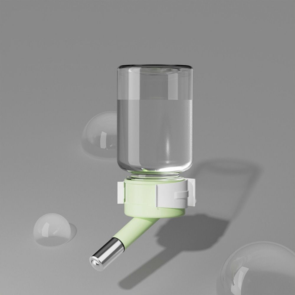 

Automatic Hamster Drinker Hanging Hamsters Water Bottle Practical Hamster Water Dispenser Pet Cage 80ML зелёный