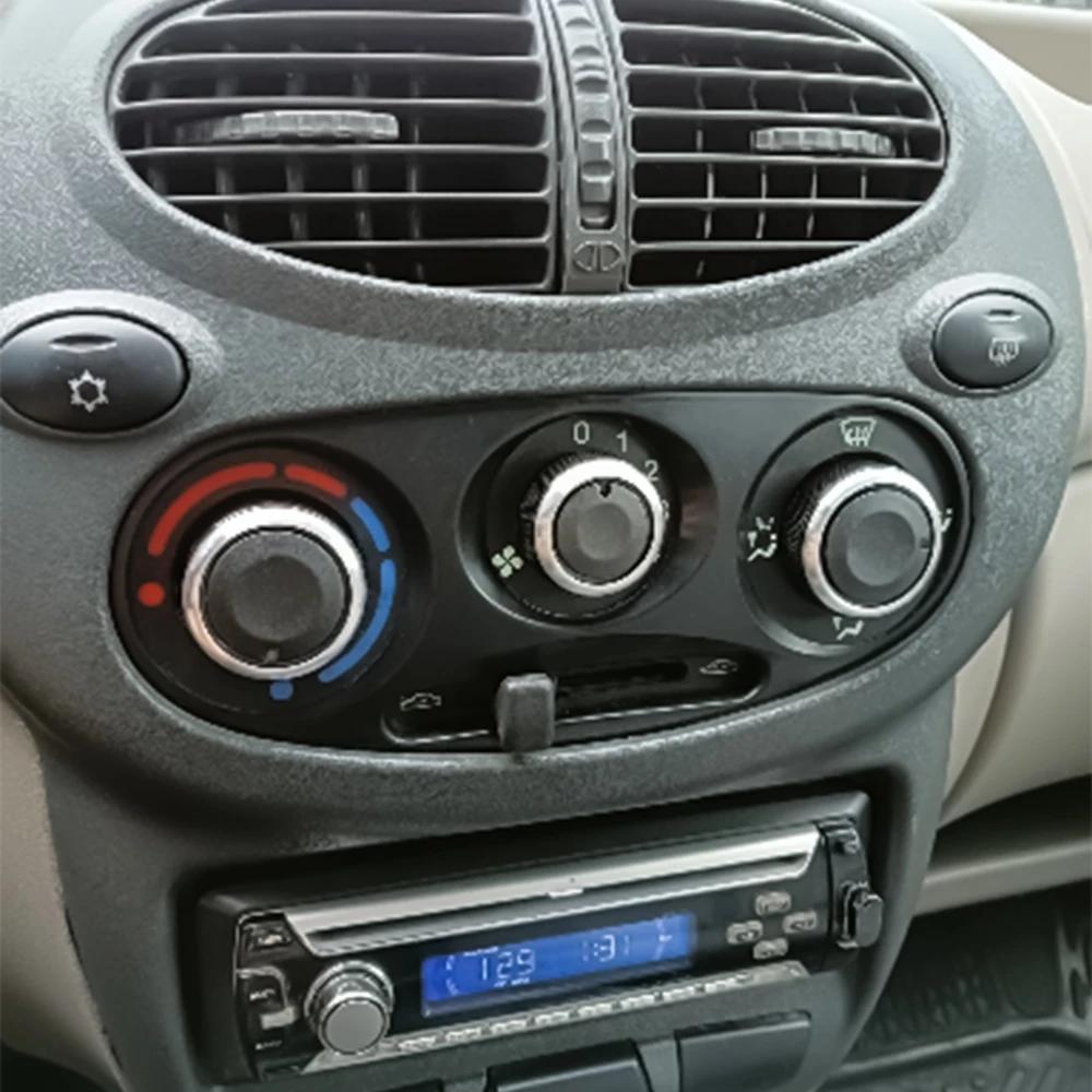 For Lada Granta AC Knob Air Conditioning Knob AC Heat Control Switch Button 3Pcs Aluminum Alloy Knobs Interior Accessories