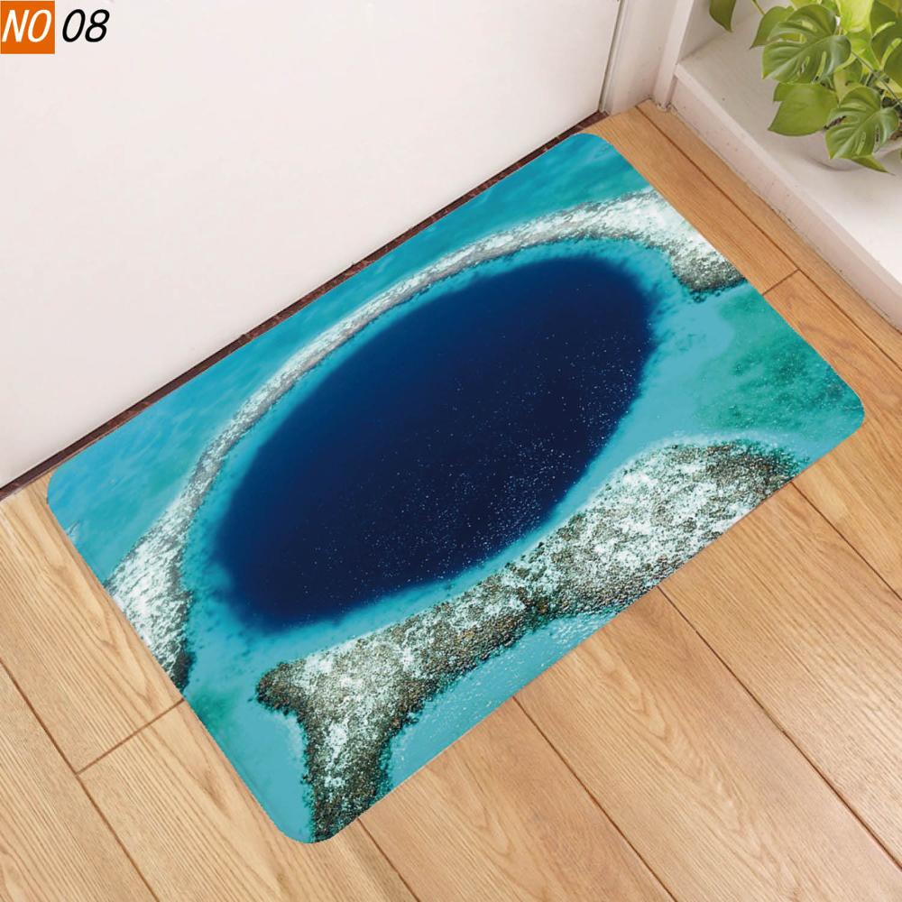 Buy 1PC 40x60cm Black Hole Printed Doormat Door Mat Entrance Rug Home