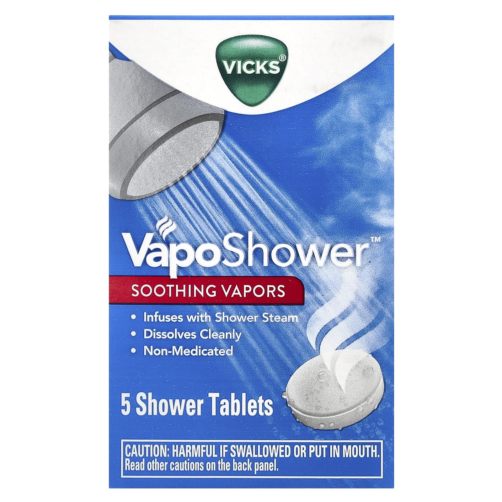

Vaposhower™, Calming Steam, Shower Tablets, 5