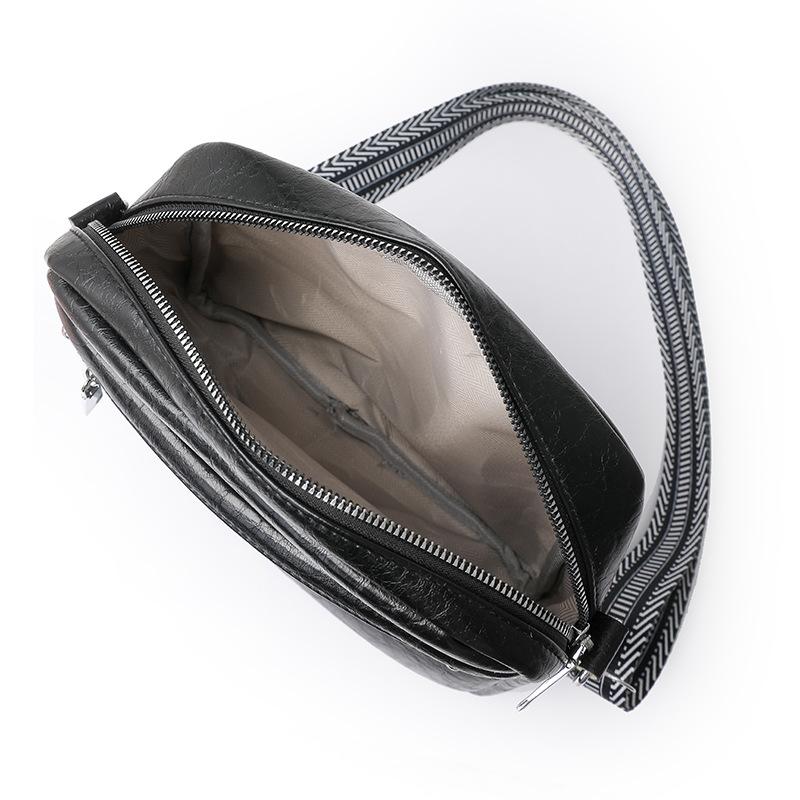 Multi-pocket women's shoulder bag trendy atmosphere simple autumn and winter new broadband messenger