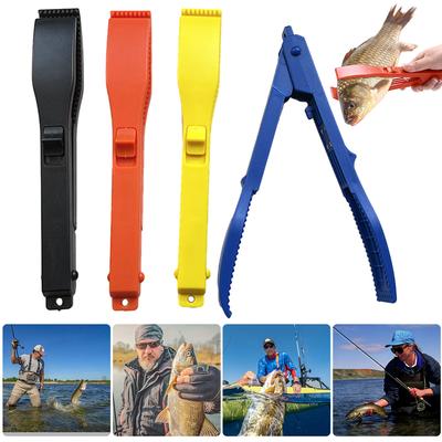 Fishing Fish Clip Non-Slip Hand Controller Tackle Tool Multifunctional Fishing Body Grip Clamp Gripper Grabber with Lock Switch