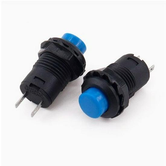 DS-428/427 Self-Locking Round Button Switch with Lock, Self-Reset 12MM, Red/Green/Yellow