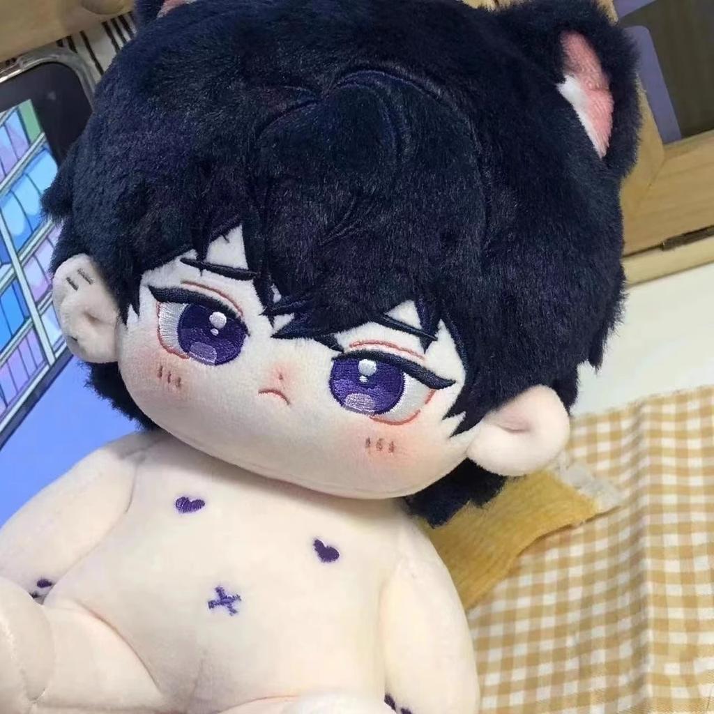 New Cute Doll Cotton Doll 20cm Male Doll with Bone Nude Doll Doll Dress Male Birthday Gift