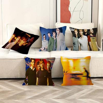 Band Musik Rapper B-Blur Vintage Pillow Gift Home Office Decoration Pillow Bedroom Sofa Car Cushion CoverPillow Case