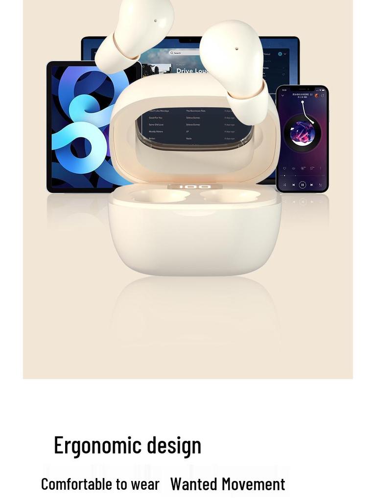Ultra-Small Wireless Bluetooth Sleep Earphones: Painless, Noise-Cancelling In-Ear for Men & Women