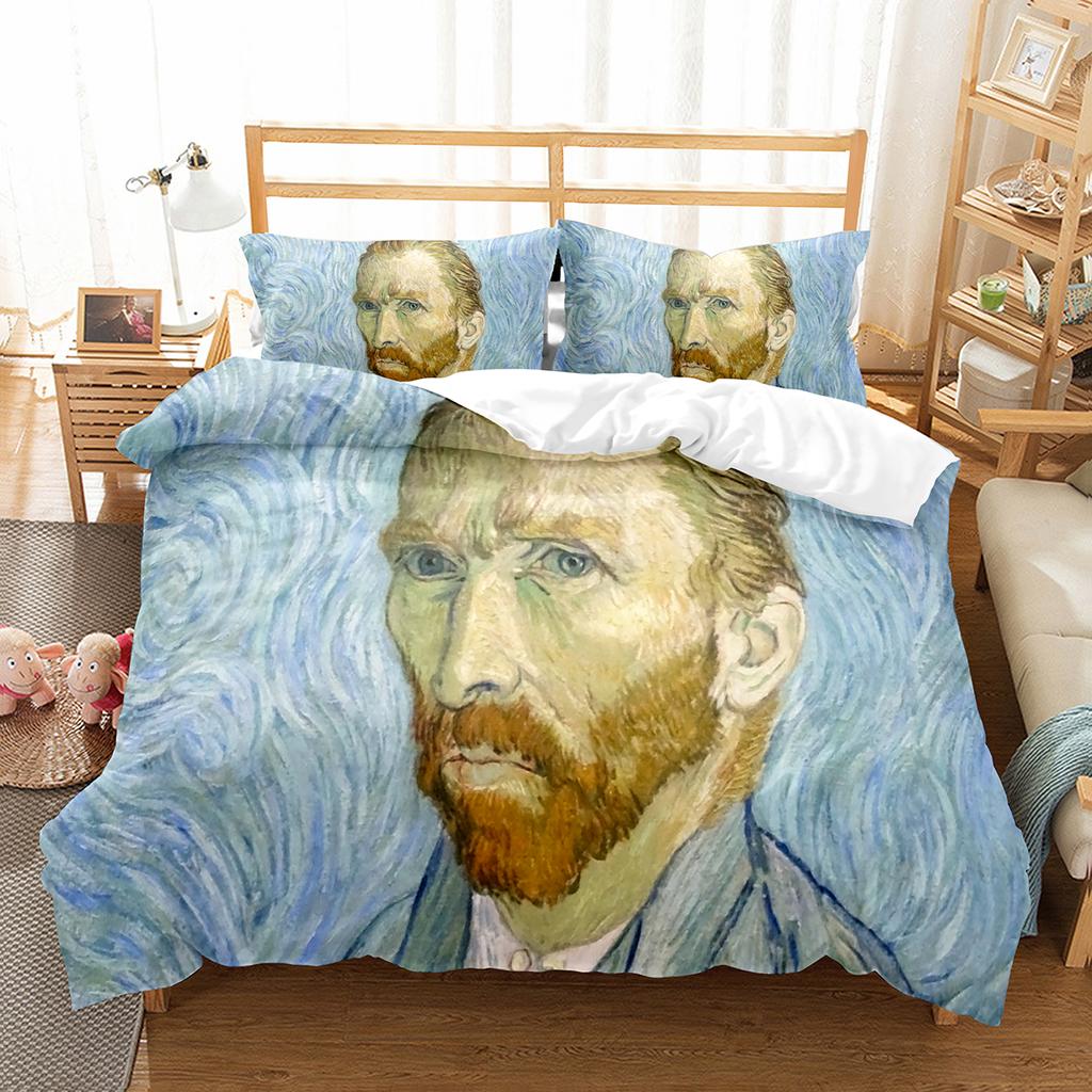 Polyester Comfortable Stylish Pattern Duvet Cover Set With Duvet Cover And Pillowcases King Queen Twin Sizes For All Ages