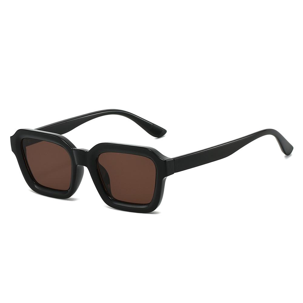 2026 New Fashionable HD Simple Square Frame Women's Sunglasses Retro Neutral Premium UV400 Multi Color Lens Sunscreen Glasses