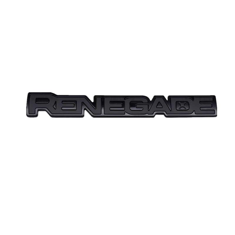 3D Metal "RENEGADE" Emblem Badge for Jeep Renegade 2015-2025 Rear Trunk Door Side Car Styling Sticker Auto Tuning Accessories Tr1