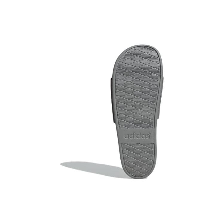 New Adidas Adilette Comfort Slides Charcoal Solid Grey ID3404