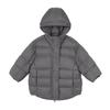 LUSON Okids Girls' Mid-Length Thickened Duck Down Jacket