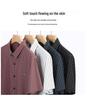 Men's Vertical Striped Short-Sleeve Non-Iron Shirt - Summer Fashion for Dad