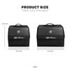 Car Stickers For Alfa Romeo Car Trunk Storage Bag Leather Camping Box Collapsible For Alfa Romeo Giulietta GT 159 147 156 Mito B