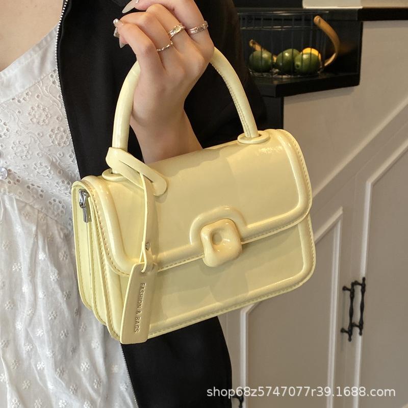 Korean niche handbag women's 2025 new trendy shoulder messenger bag versatile ins fashion popular small square bag