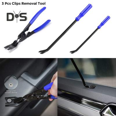 Werkzeugsatz zum Entfernen von Auto-Clips, Befestigungs-Entfernerzange mit Aufbewahrungstasche, Werkzeug zum Entfernen von Verkleidungsnieten, automatischer Halteclip-Entferner