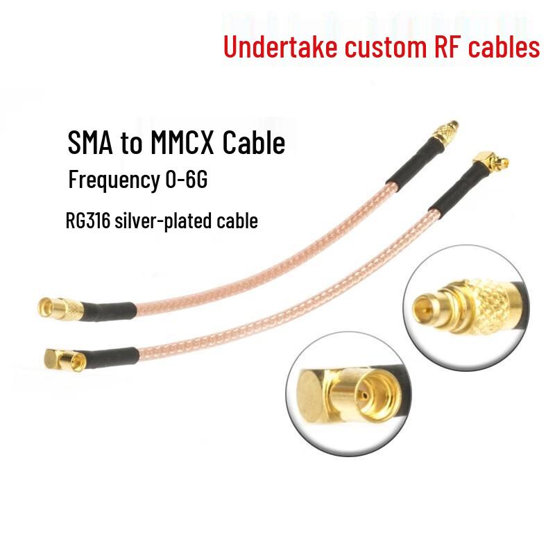 Boweida RG316 MMCX Female to Female RF Coaxial Cable
