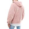 Jesień Zima Męskie Topy Pluszowy Sweter z Kapturem Moda Jednolity Ciepłe Bluzy Y2K Streetwear W Bluzach z Kapturem Odzież Męska