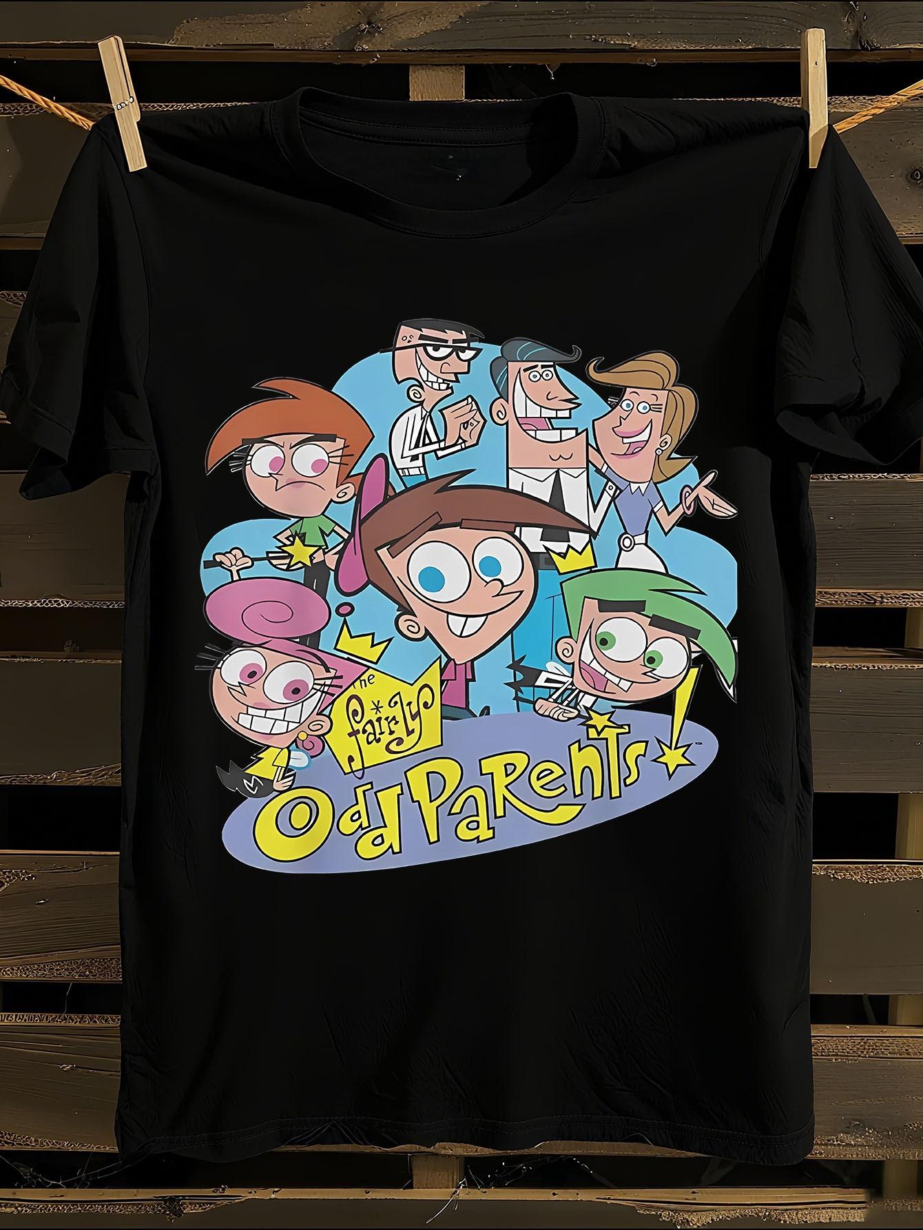 Vintage The Fairly Oddparents Cartoon Graphic T-shirt S