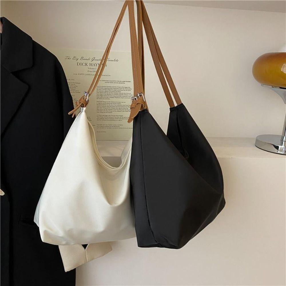 Large Capacity Pillow Shoulder Bag Pillow Bag Tote Bag Fashion PU Dumpling Bag Streetwear