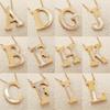 Letter A To Z Uppercase Pendant Necklace English Letter Couple Clavicle Chain Hot Girls Boys