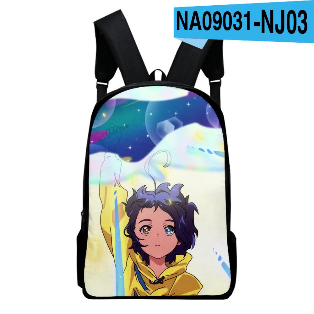 Sac à dos Classique Cool WONDER EGG PRIORITY Te Cahier Sacs d'école pour élèves Impression 3D Oxford Imperméable Sacs à dos pour Ordinateur Portable Garçons/Filles One size