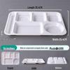 Food Grade White Melamine Divided Tray