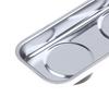 Stainless Steel Magnetic Trays Circular Rectangular Magnetic Parts Bowl Bolts Nuts Screw Storage Tray Metal Tool Holder Plate
