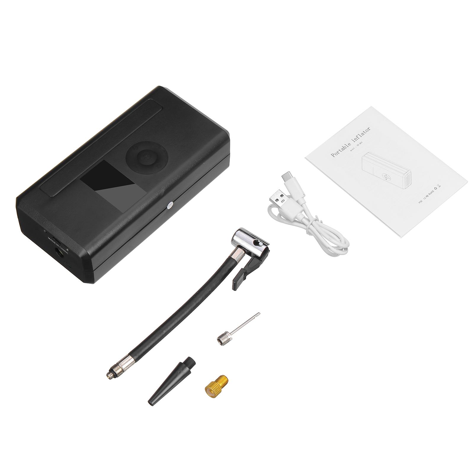 

Надувной насос портативный ручной беспроводной цифровой дисплей автомобильный мотоцикл шин многофункциональный насос воздушный комбинированный