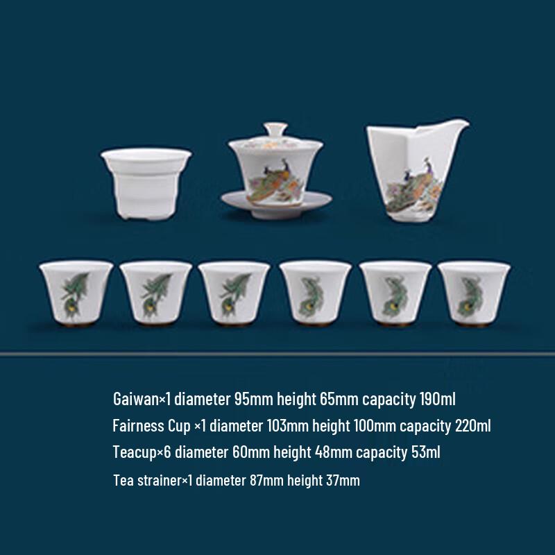 

Chaxun Yangzhi Jade Porcelain Gongfu Tea Set