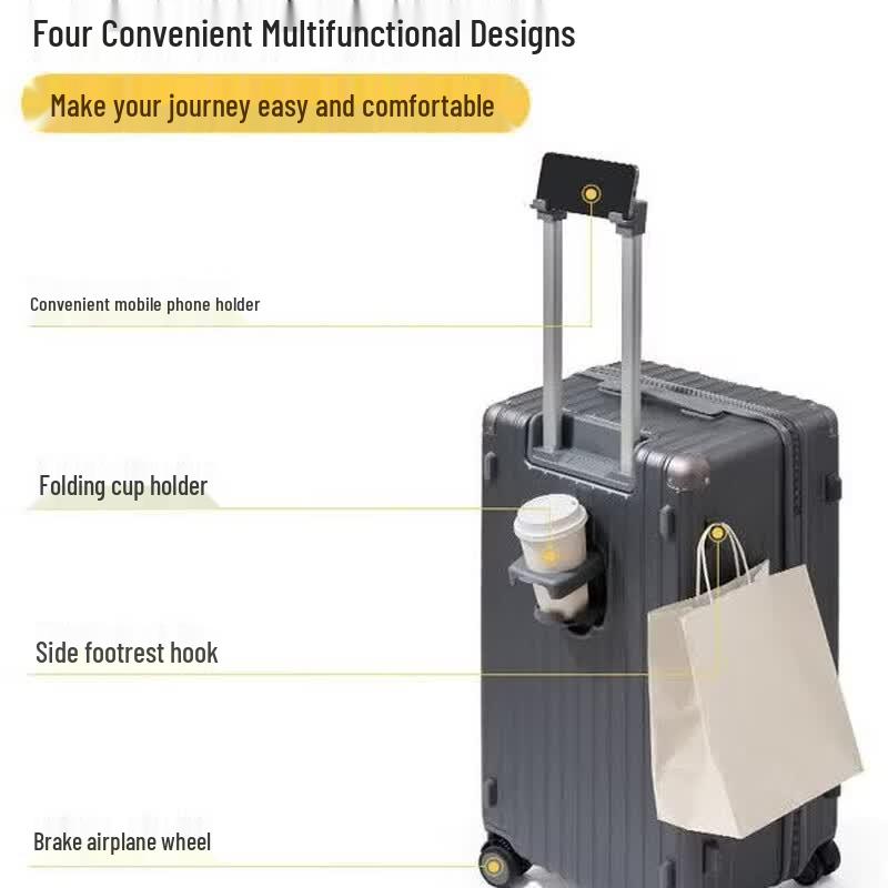 OIWAS Treasure Chest Series 24-inch Multi-functional Luggage