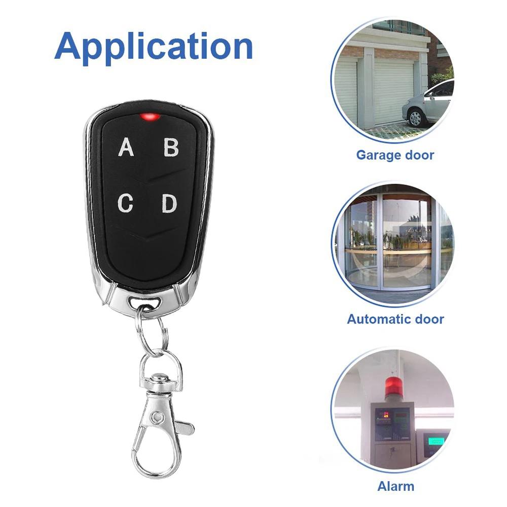433Mhz Auto Copy Wireless Remote Control Rolling Code Duplicator Key Fob 433.92 MHz Fixed Code Transmitter For Gate Garage Door