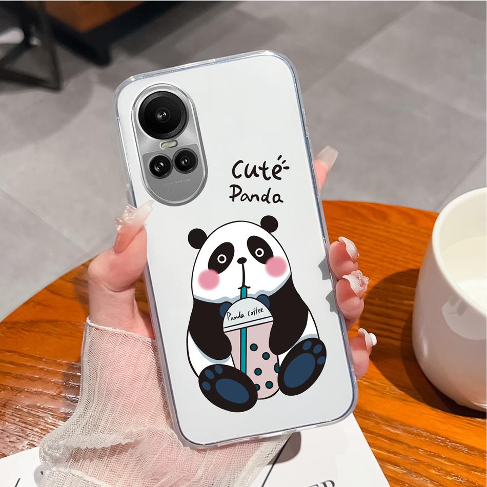 Case For Oppo Reno 10 Pro 5G Special Soft Silicone Transparent Anti Drop Phone Cover For Oppo Reno10 10Pro Back Shell Funda Capa