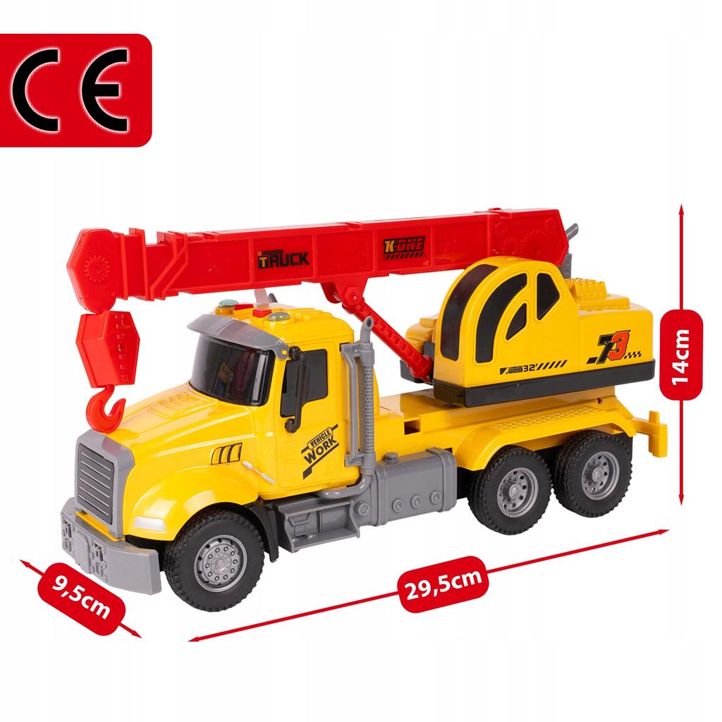 [PACZB] Truck with Crane and Hook LED Sound Z3060