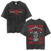 Anime Death Note Vintage Washed T Shirt Manga Yagami Light Misa Amane Graphic Tshirt Male Women Fashion Cotton Casual T Shirts