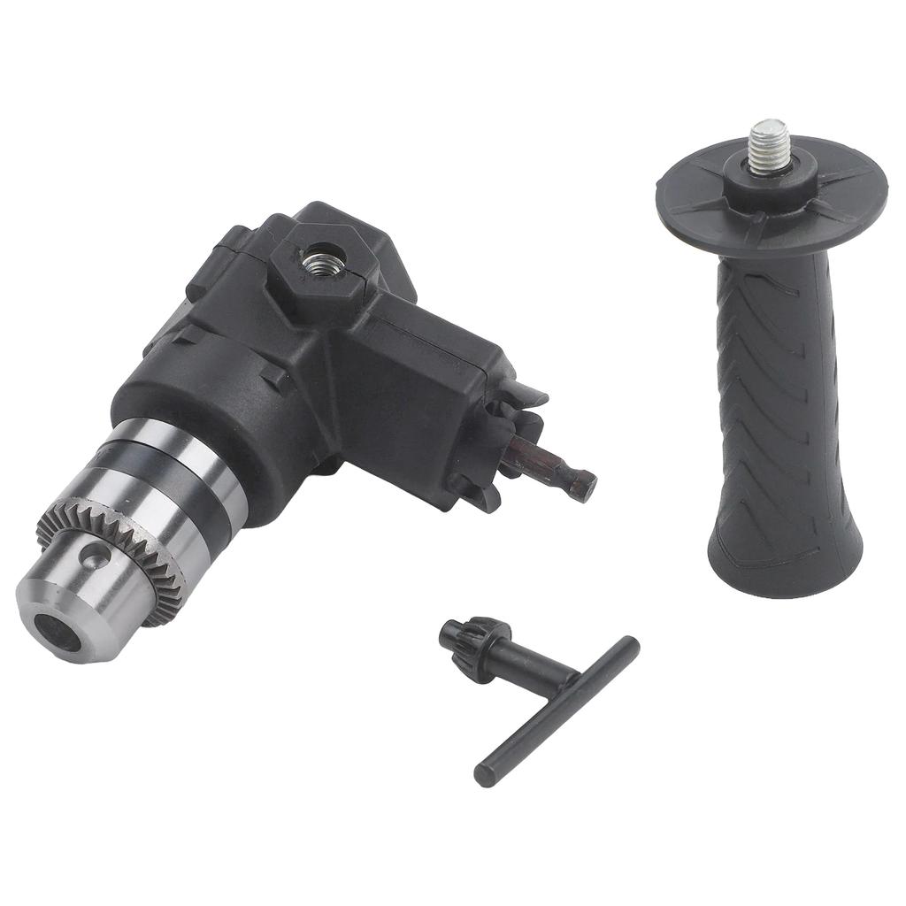 1pc Right Angle Bend Adapter 90Degree Three Jaw Chuck Corner Drill Adapter For Electric Drill Power Tool Parts