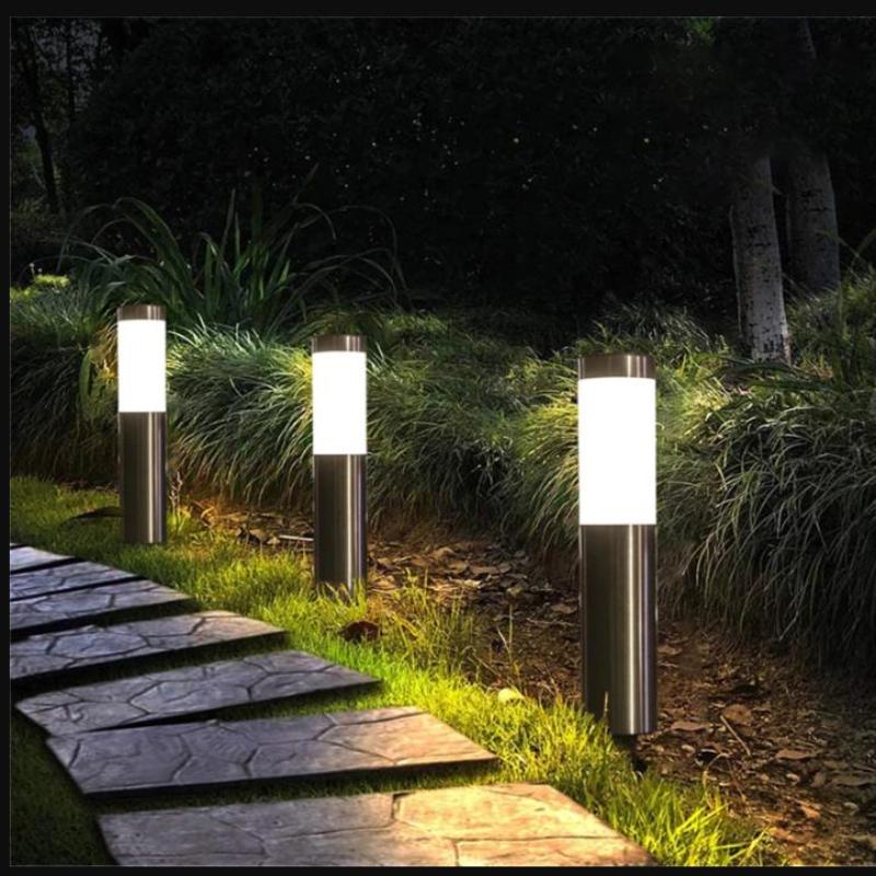 Solar Powered Garden Light Outdoor LED Waterproof for Pathway 1 PC Installation in Minutes