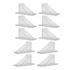 10 Pack Metal Roofs Snow Guards with Sealing Washers Screws Roof Snow Stops for RV Trailer