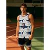 Modische Weste, ärmelloses Basketball-Sporttrikot, leicht und atmungsaktiv, hautfreundlich und bequem