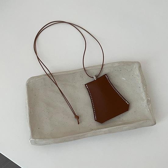 Подвесной шейный мешочек из искусственной кожи для монет — фото 10