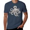 Steampunk Octopus With Diving Bell Tshirt Utility Casual Work Tshirt