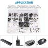 For Mini Switch Compatible Tactile Push Buttons 240 pcs 24 Value Types for Integration in Audio Equipment and Office Machinery