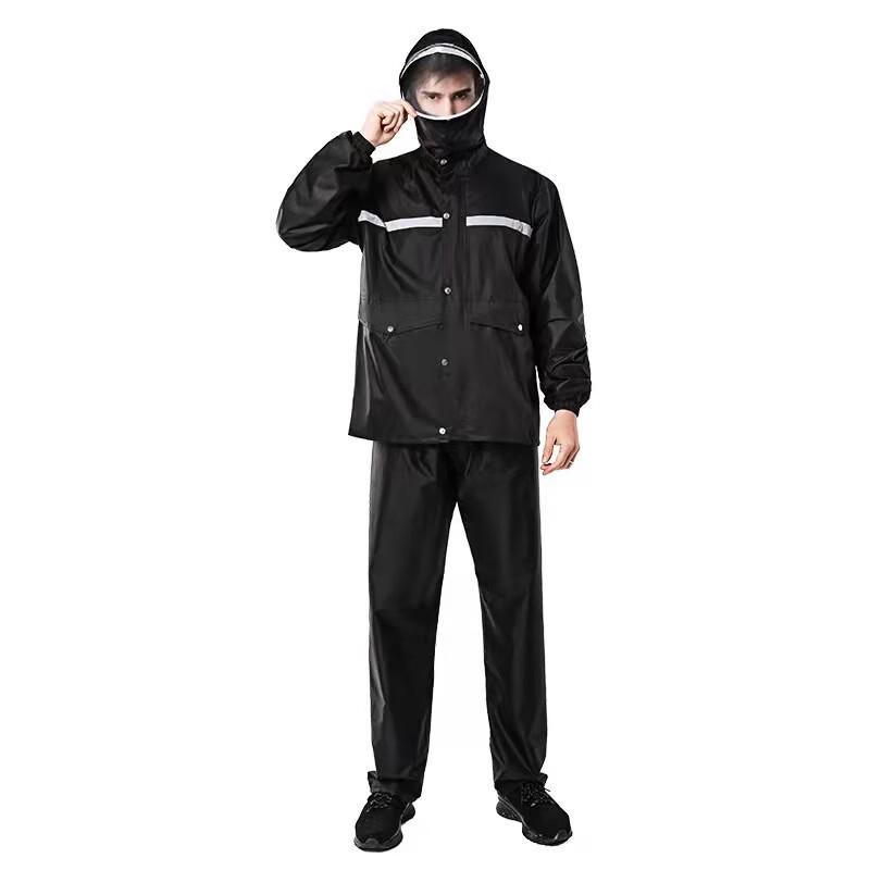 

OEING Adult Reflective Two-Piece Rain Suit L-XXXXL