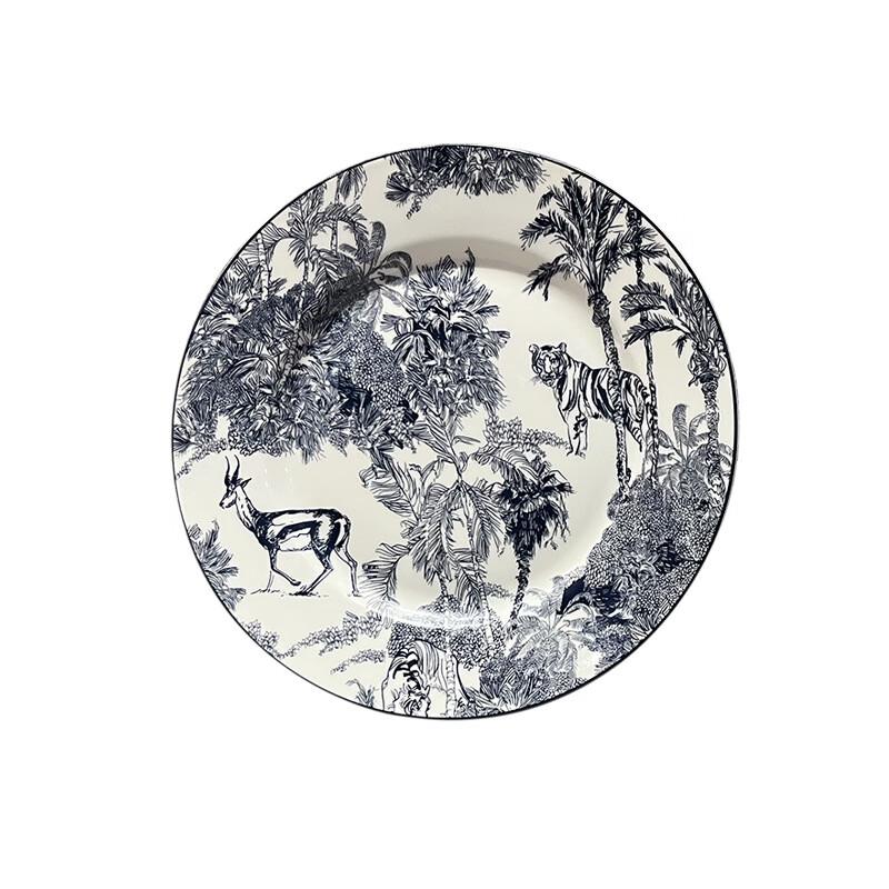 

LISM French Retro Ceramic Flat Plate