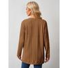 YYFS Women's Fashion Casual Fall Winter Solid Color Print Long Sleeve Sweaters