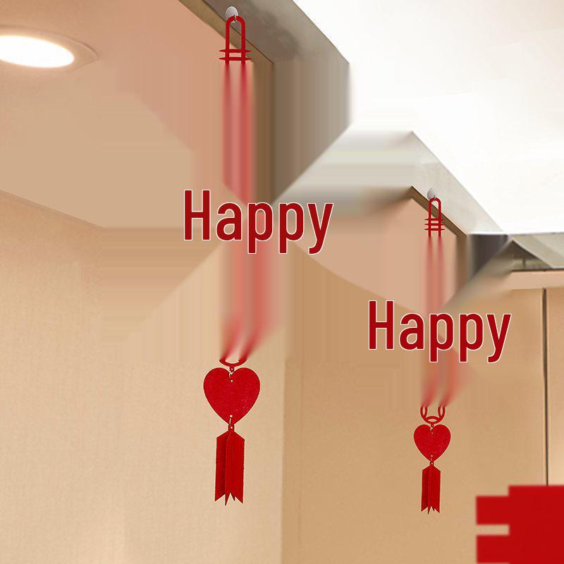 Wedding Room Décor Set: Bride & Groom's Side Hanging Ornaments