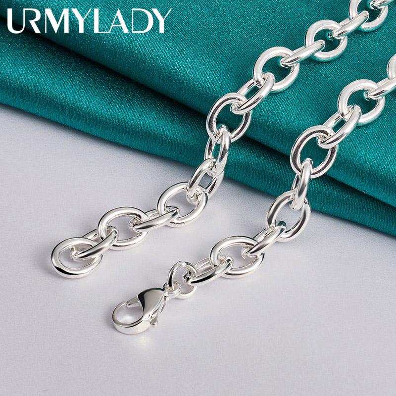 925 Sterling Silver Heart Photo Frame Necklace For Women Party Fashion Jewelry