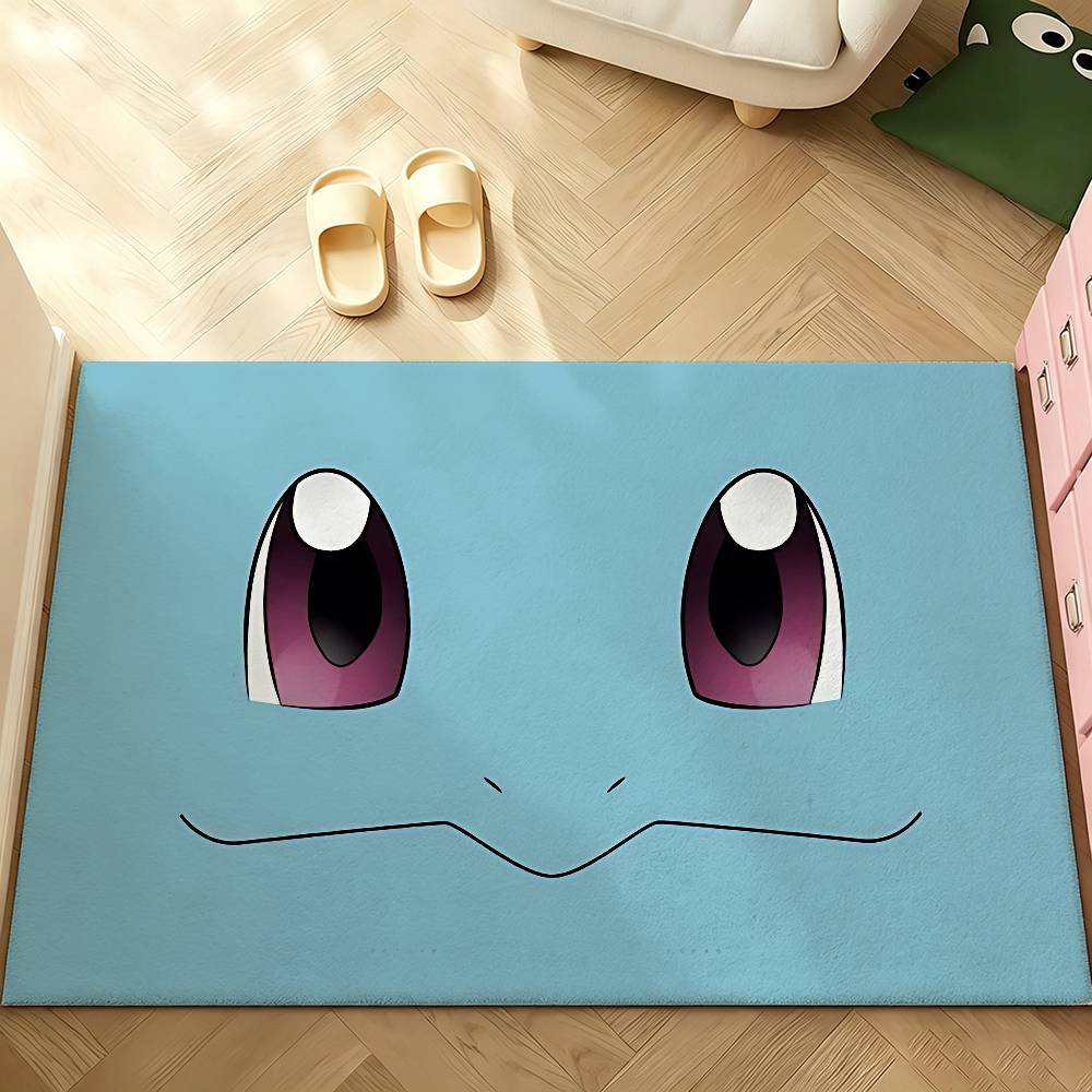Anime Cute P-Poke-M-mon Carpet Bathroom Anti-slip Mat Door Mat Home Decoration Mat Entrance Door Mat Scratch-resistant Door Mat