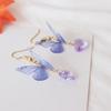 Elegant Butterfly Hook Dangle Long Heart Earrings  Jewelry Pretty Gifts