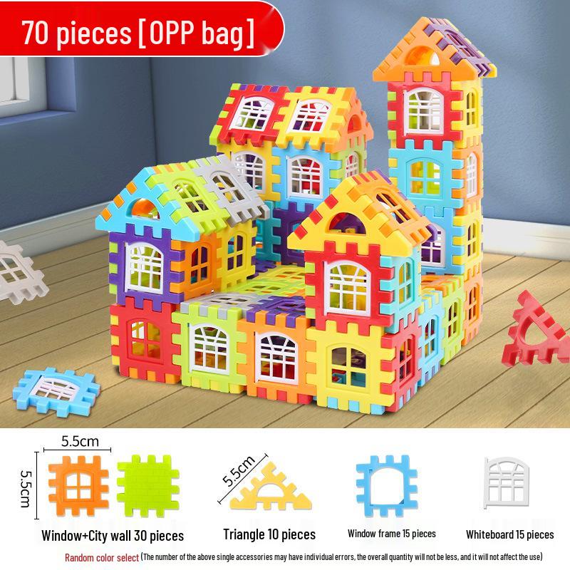 

Детская большая строительная вилла-пазл - Обучающие игрушки для мальчиков и девочек